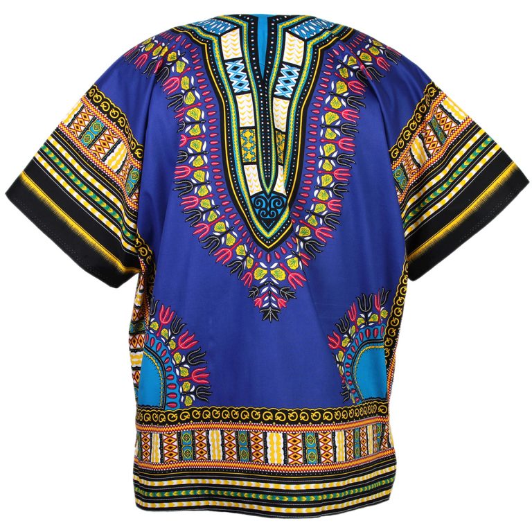 Dark Blue African Dashiki Shirt - Dashiki Shirt African