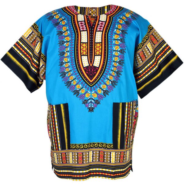 Light Blue African Dashiki Shirt - Dashiki Shirt African