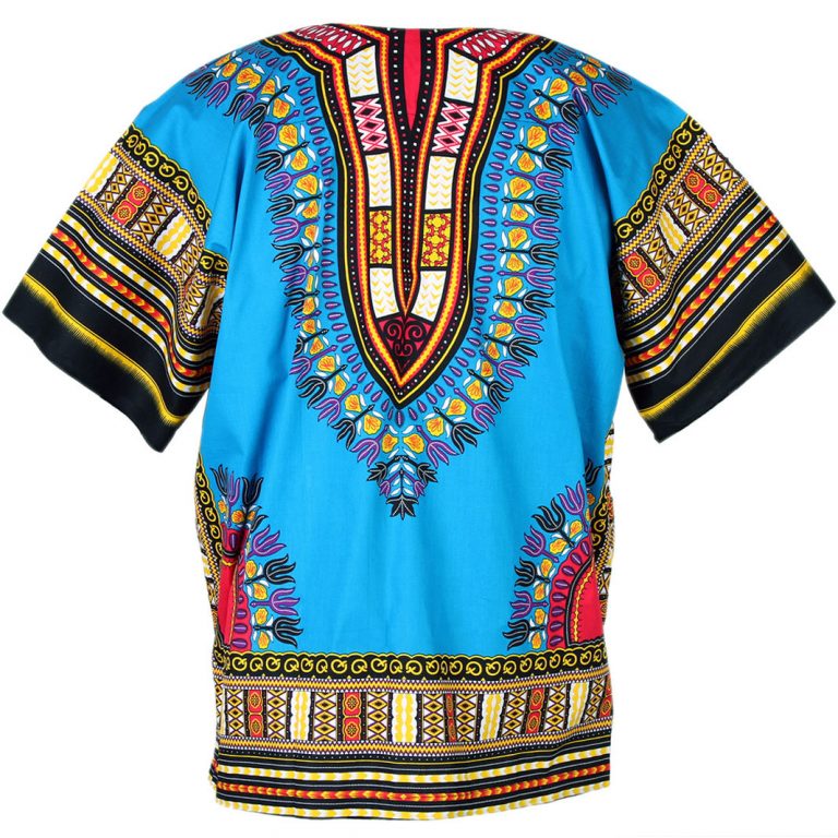 Light Blue African Dashiki Shirt – Dashiki Shirt African