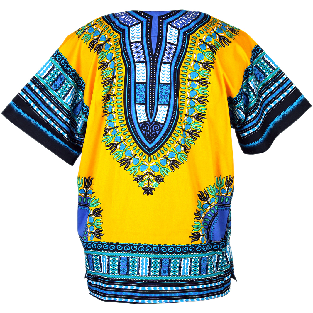 Yellow African Dashiki Shirt Unisex - Dashiki Shirt African