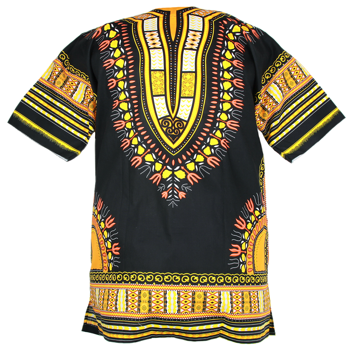 Black and Yellow African Dashiki Shirt for men and dashiki womens ...