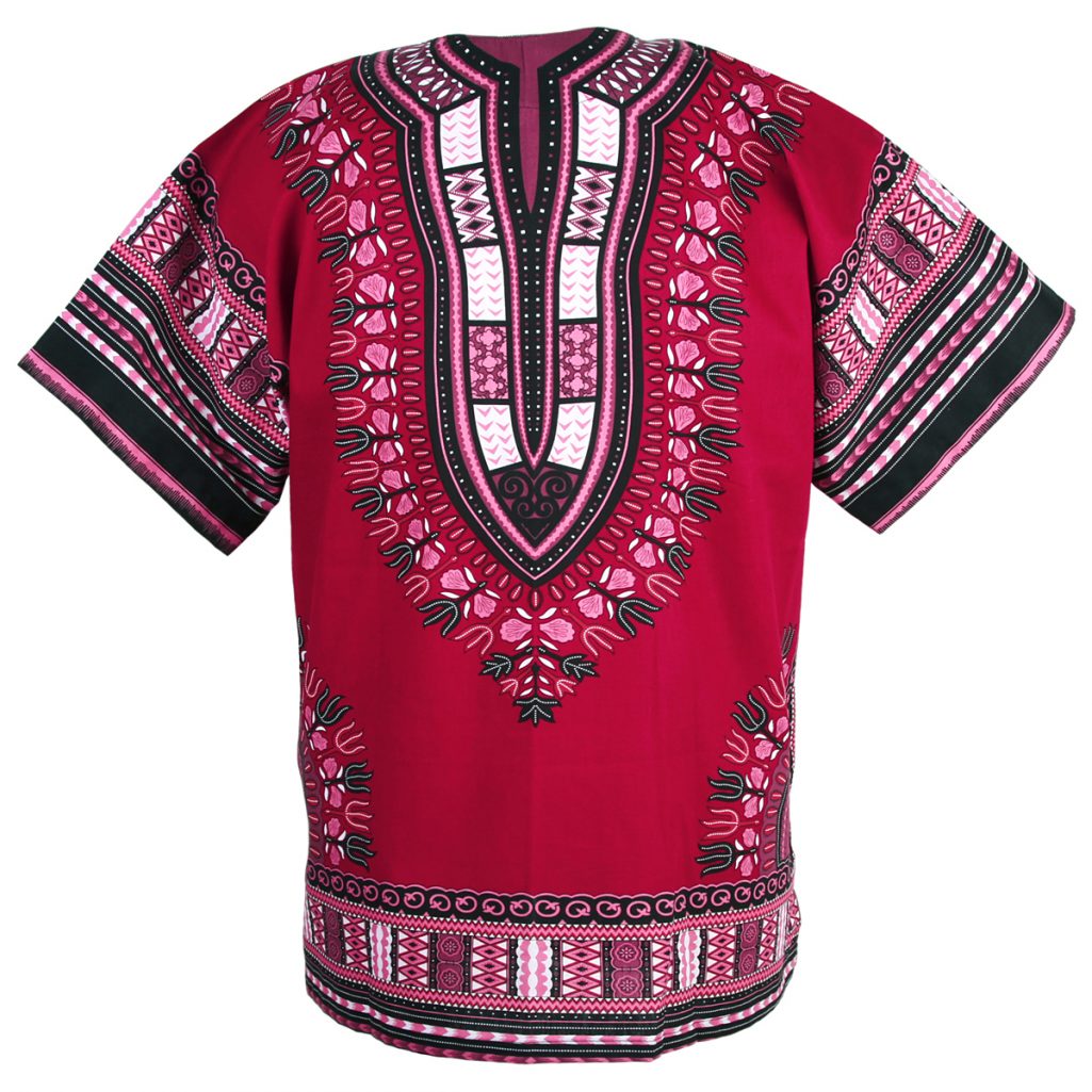 Carmine Red African Dashiki Shirt Unisex – Dashiki Shirt African