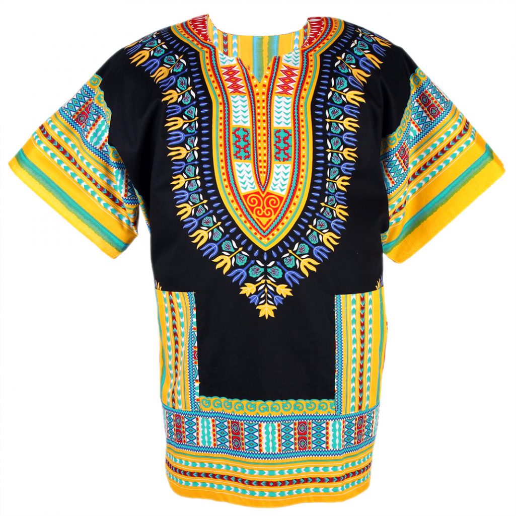 Blue African Dashiki Shirt For Men And Dashiki Womens Dashiki Shirt African