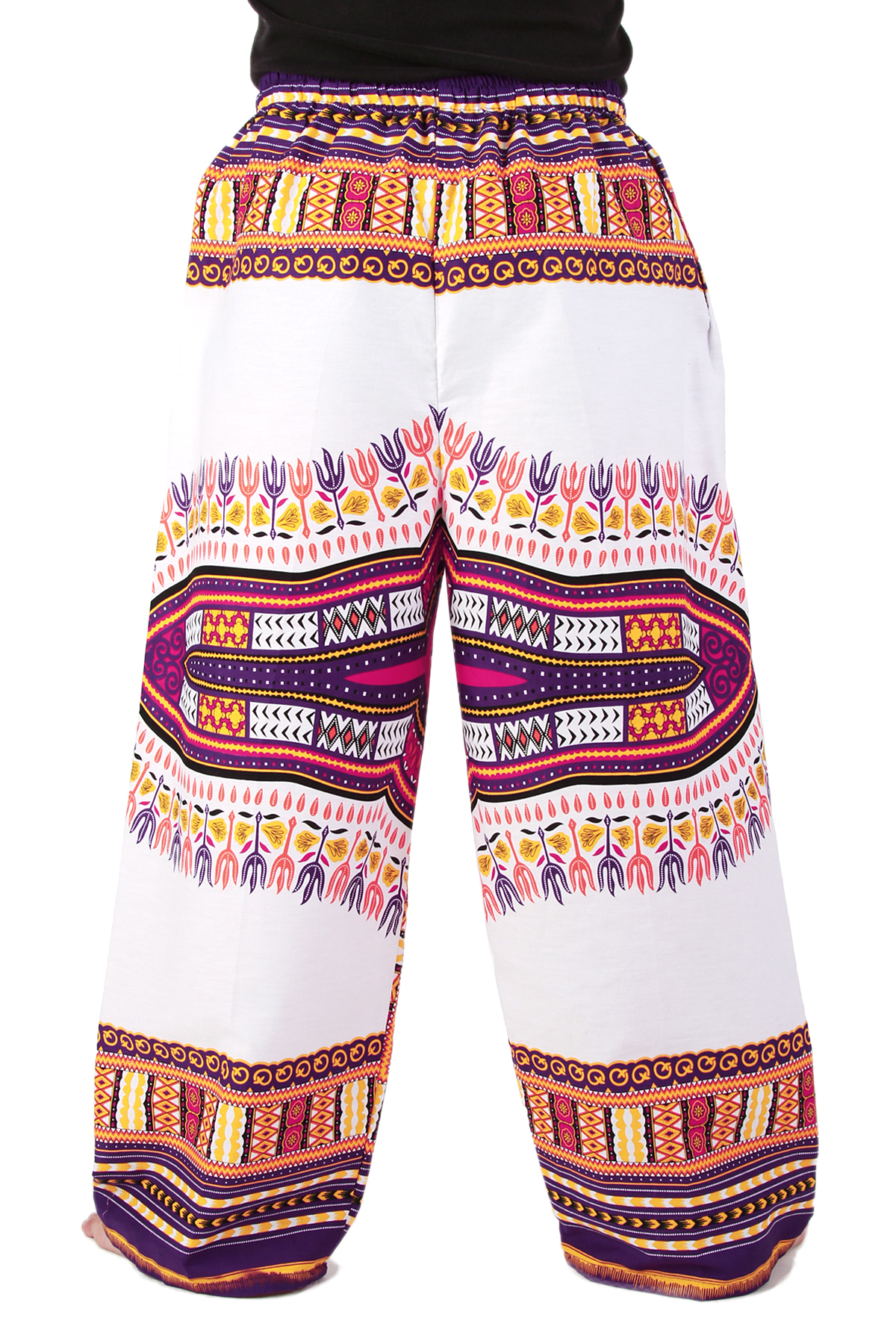Dashiki African Mens Womens Pants Cotton Aladdin Yoga Harem Unisex One size 