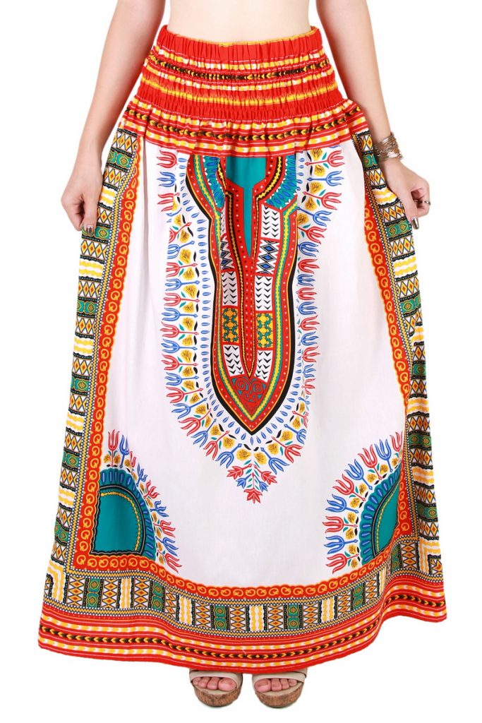 red and white dashiki