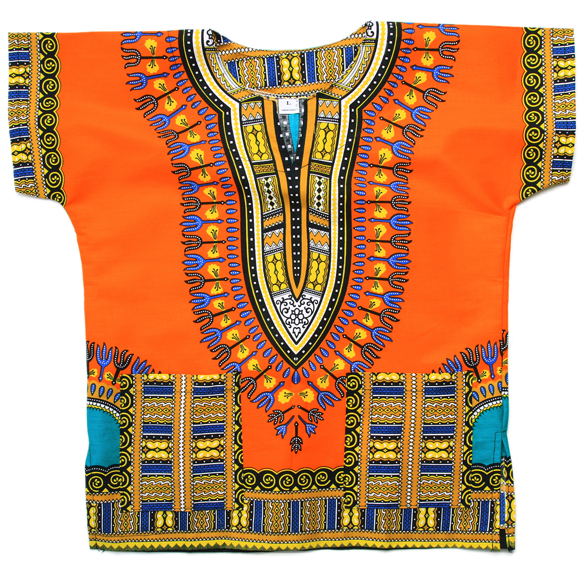 Orange Toddler Kids African Dashiki Shirt & Short Set 1 - Dashiki Shirt ...