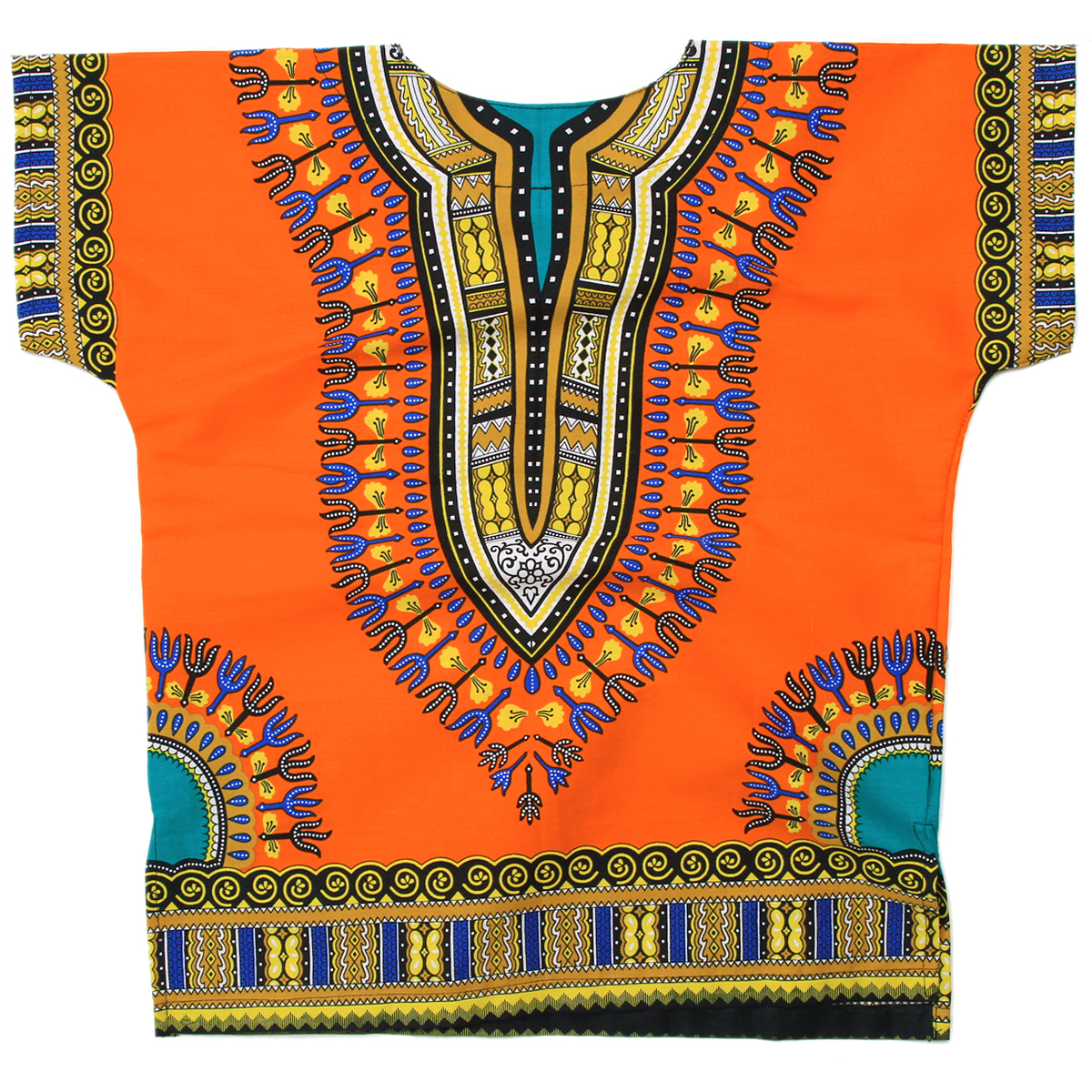 Orange Toddler Kids African Dashiki Shirt & Short Set 1 - Dashiki Shirt ...